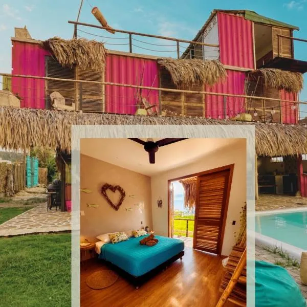Love Room en Mojarra Beach, Santa Veronica, готель у місті Salina de Rey