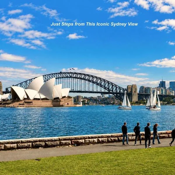 Art Deco Harbour View Suite - Walk to Opera House, hotell Sydneys