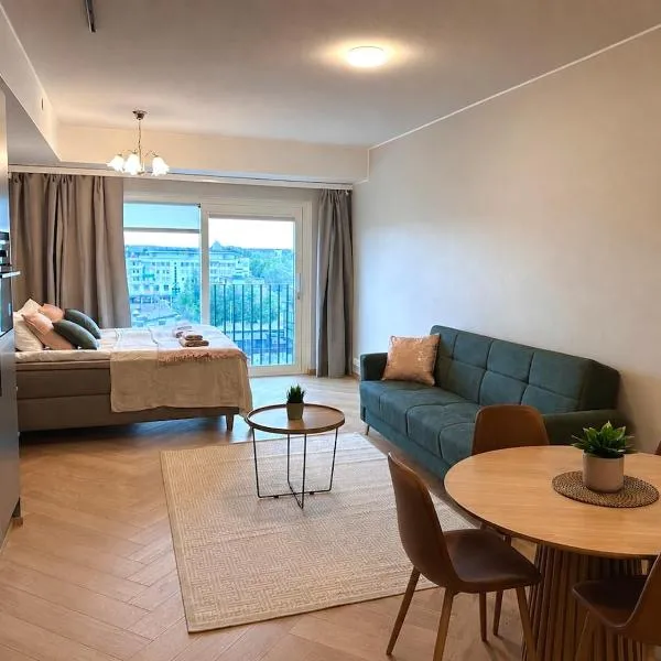 Tyylikäs uusi keskustastudio & kuntosali, מלון בסיינאיוקי