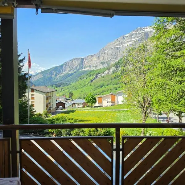 Diana 1 appartement spacieux 5 pièces: Leukerbad şehrinde bir otel