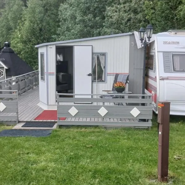 Hagen Camping Mini hus, hotel en Kjerrvika