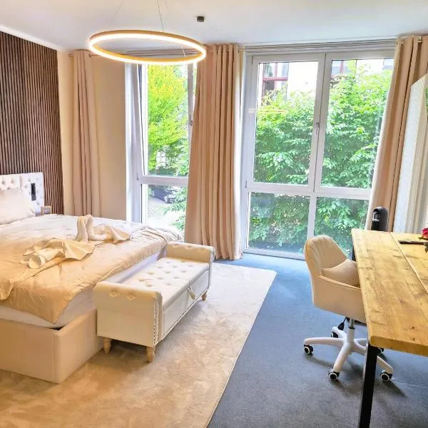 Viesnīca Boutique-Residenz Dresden mit 3 SZ für 6 Gäste Drēzdenē