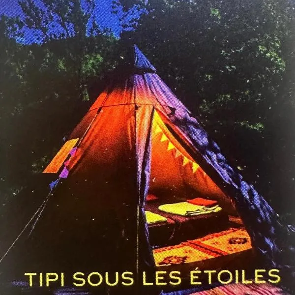Tipi sous les étoiles, hôtel à Lucéram