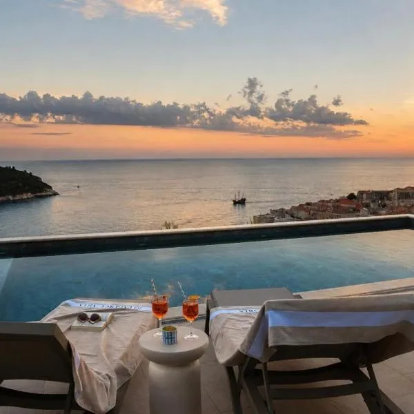 La Dolce Villa Luxury Penthouse with Rooftop Pool & Sea View, hotel v Dubrovníku