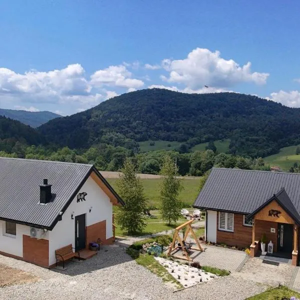 Chatka Niedźwiadka-domek na odludziu, hotell sihtkohas Uście Gorlickie