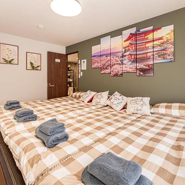 51sqm Two Bedroom Apartment 4 Min to Station Direct to Asakusa Ginza and Airport, hotelli Tokiossa