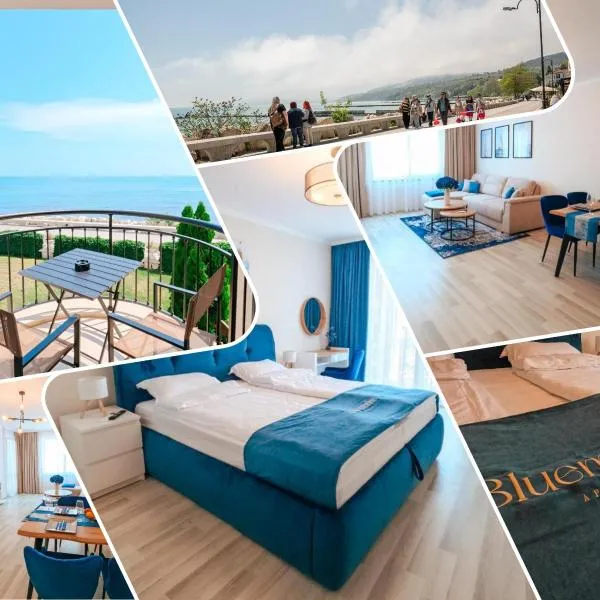Blue Marine Apartment, complex Carpe Diem Balchik, free Parking, hotell i Baltjik