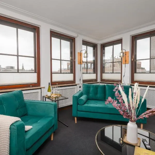 Neu! Penthouse-Wohnung mit Dachterrasse in der Bremer Innenstadt, hotel en Bremen