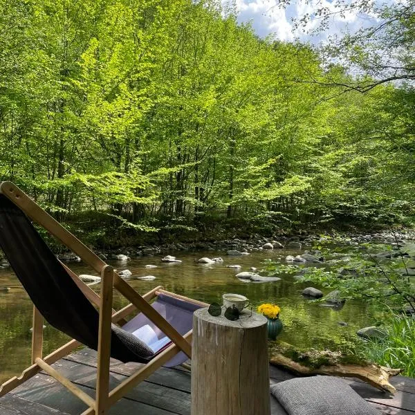 Cottage by the river Valea Draganului, hotel em Poeni