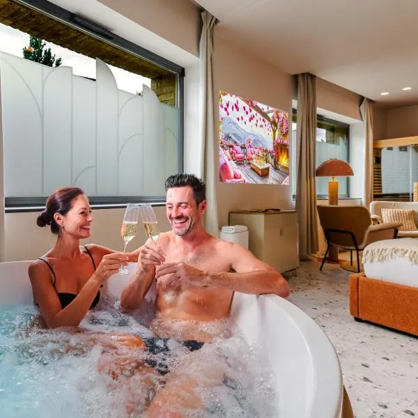 Suite romantique Ibiza, Jacuzzi, Spa, viešbutis Strasbūre