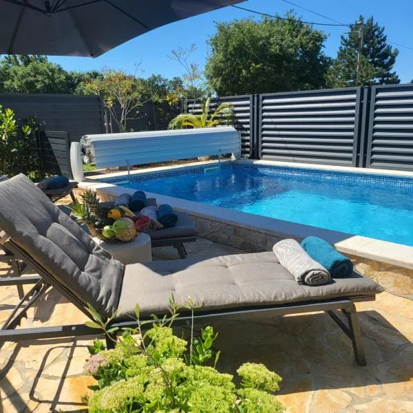 Villa AMore Radini with a private heated saltwater pool and private parking, Hotel in Brtonigla