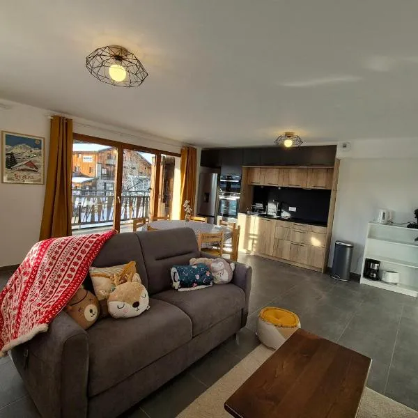 Spacieux appartement au pied des pistes, отель в городе Ла-Фекла