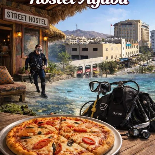 Pizza Street Hostel, hotel en Áqaba