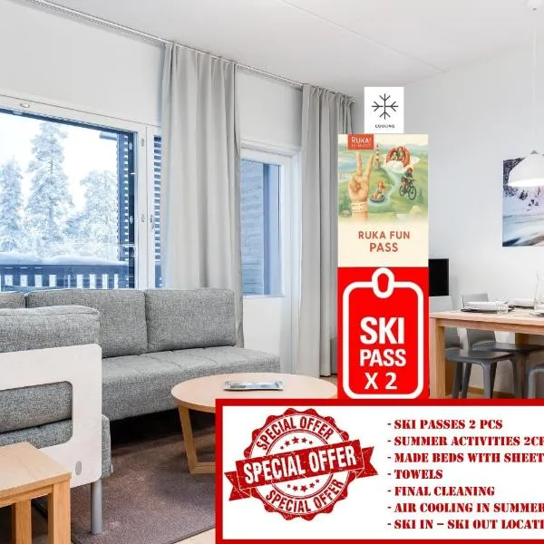 RukaHillChalet5 Ski In - Ski Out - SkiPass & Summer activities x2, מלון ברוקה