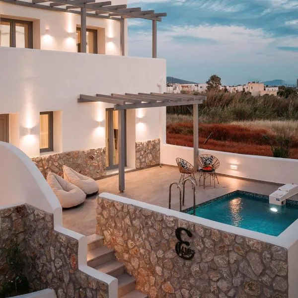 Blue Cyclades Villas, hotell i Kastraki Naxou