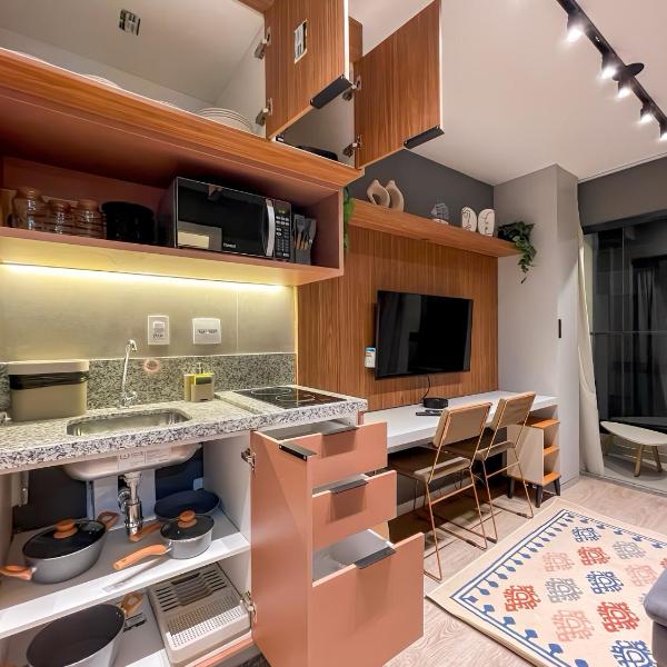 Studios a 300m do metrô, próximo a comércio, restaurantes com ótima localização em Pinheiros - Foto 5