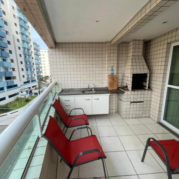 Varanda Gourmet - 2 Quadras da Praia - 6 hóspedes