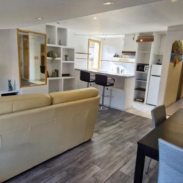 Grand appartement lumineux avec 2 chambres, hotel sa Le Luc
