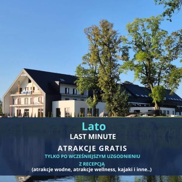 Natural Hotel przy plaży-Ostróda-basen na III kondygnacji، فندق في أوسترودا