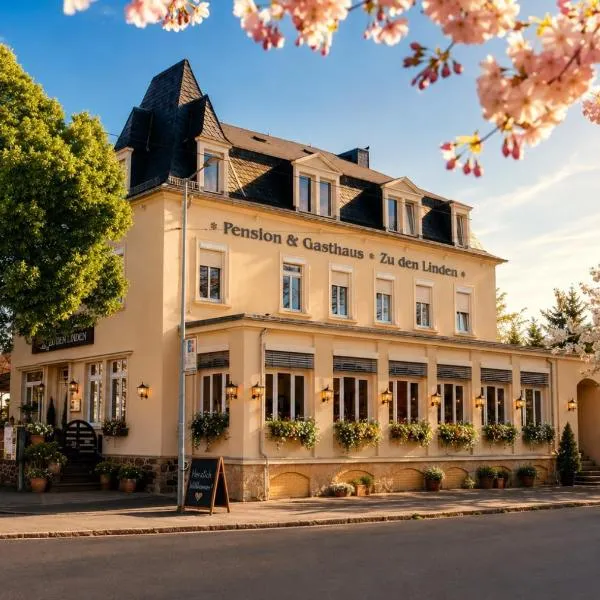 Pension & Restaurant Zu den Linden Radebeul, готель у місті Радебойль
