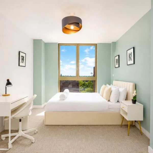 Stylish 1 Bed Sleeps 3 - Old Trafford - City Centre Tram Access, hotel u Manchesteru