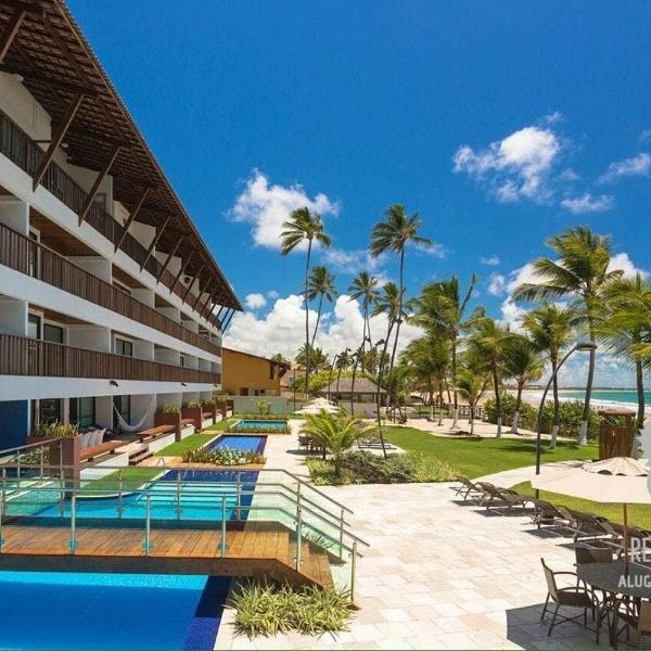 Flat Sofisticado à Beira-Mar em Porto de Galinhas | Porto Beach Residence 405