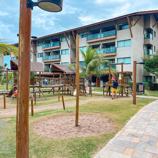 Flat em condomínio Pé na areia na melhor região de Muro Alto | La Fleur Polinésia 305-7