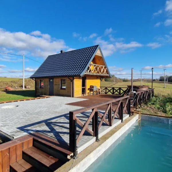 Domek z Balią Pod Gwiazdami, hotel in Żwikiele