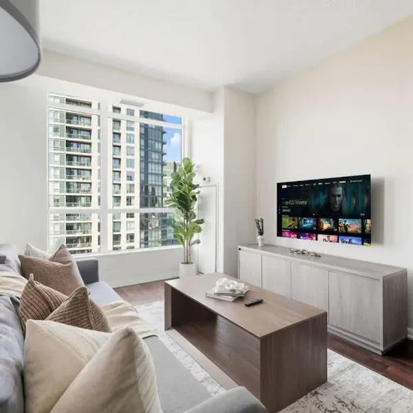 Urban Harbor Haven Modern 1BR Living Downtown: Toronto'da bir otel