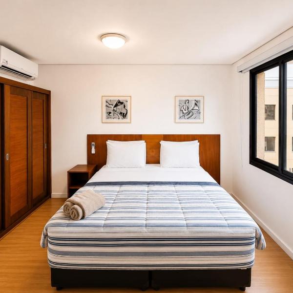Flat Moderno c Garagem 8 Min CGH 3 Min Metrô Moema