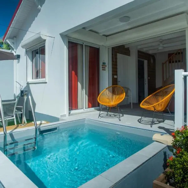 Villa piscine privée Grand-Bourg proche plage, viešbutis mieste Grand-Bourg