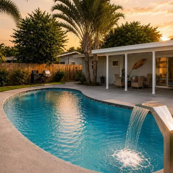 Tropical Dream - Pool - Firepit - Gazebo – hotel w mieście Largo