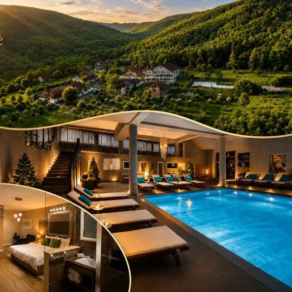 Vila Roca Hotel and SPA Apuseni, хотел в Валеа Драганулуи