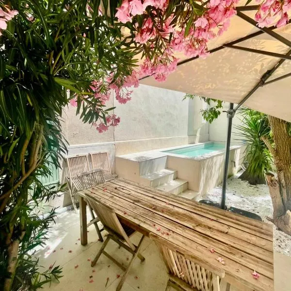 NOCNOC - Le Zellige - Petite piscine et jardin en ville, hotell i Montpellier