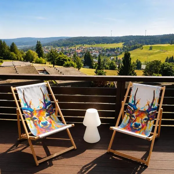 FreiRaum Panorama-Appartement in Top-Lage mit Pool & Sauna, Tennis、ショナッハのホテル
