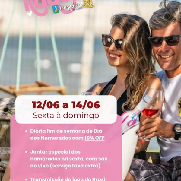 Jangadeiro Praia Hotel Resort - Parque Aquático e Pé na Areia, hôtel à Aquiraz