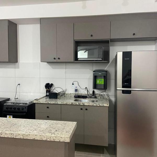 Apartamento prático perto do Hospital do Amor