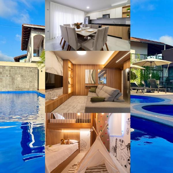 Apto 3 quartos completo c piscina Playground cozinha completa tudo isso a 9min do Beto Carrero a 600m da PRAIA