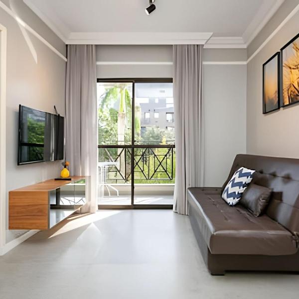 Fino apartamento a 350m do mar de Jurerê - J16