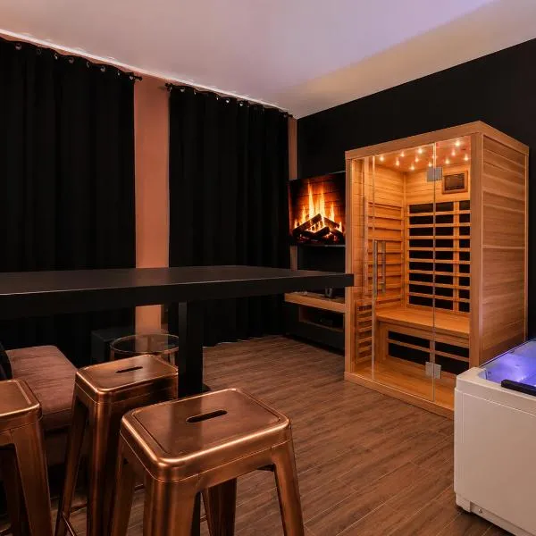 Appartements Troyes - Balnéo et Sauna privatifs, готель у місті Труа