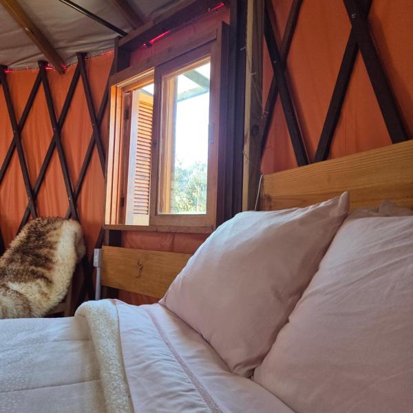 Tenda Yurt aconchegante O Triskel