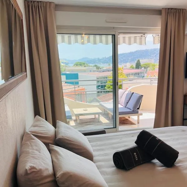 Panorama Sea View - Climatisé, Parking gratuit, Proche mer, хотел в Антиб