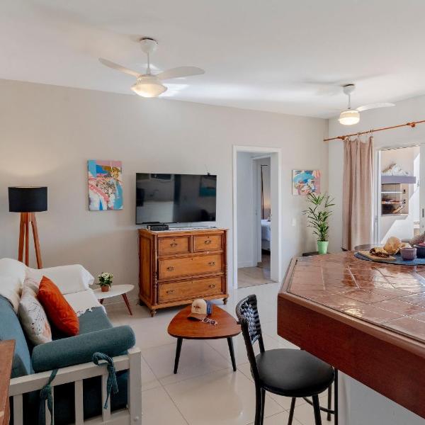 Apartamento a 100 metros da praia em Jurerê - J57