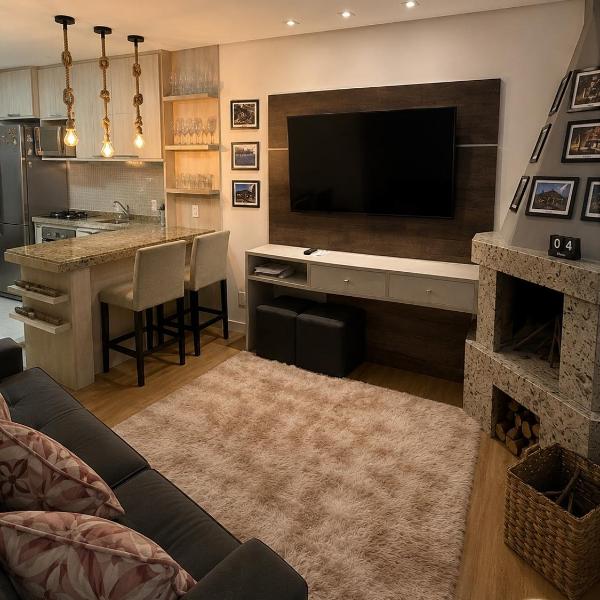 Maravilhoso Apartamento 1 Dormitório Gramado - TOP - Nota 10 - Foto 5