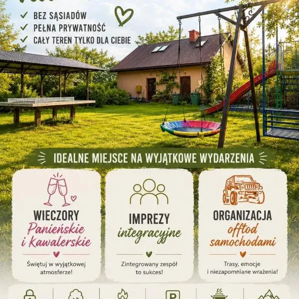 Całoroczny Domek pod Brzozami, hotel in Polańczyk