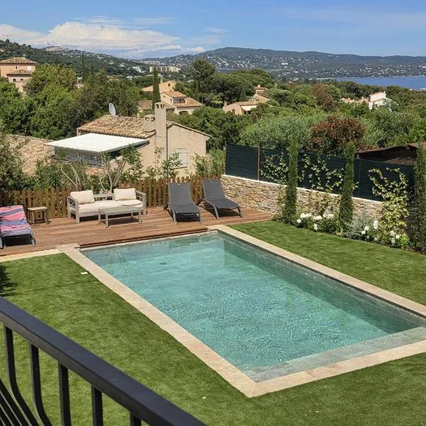 Villa Bisinchi Golfe de St Tropez, hotel di Cavalaire-sur-Mer