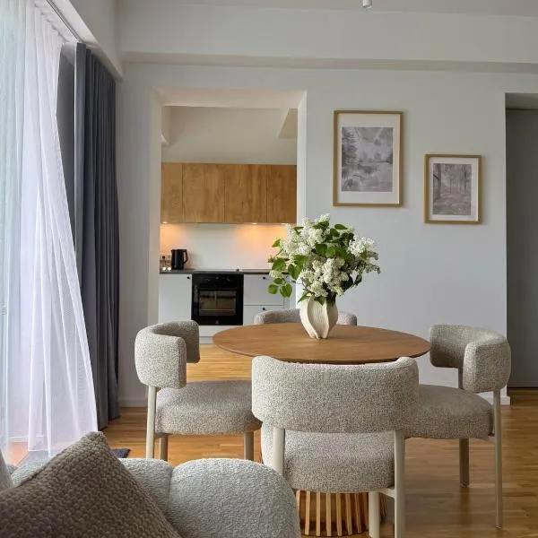Seaside apartment with free parking, big balcony, готель у Пярну
