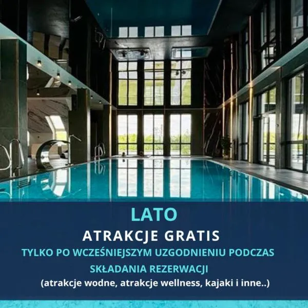 Natural Hotel przy plaży-Ostróda-basen na III kondygnacji, hotell i Ostróda