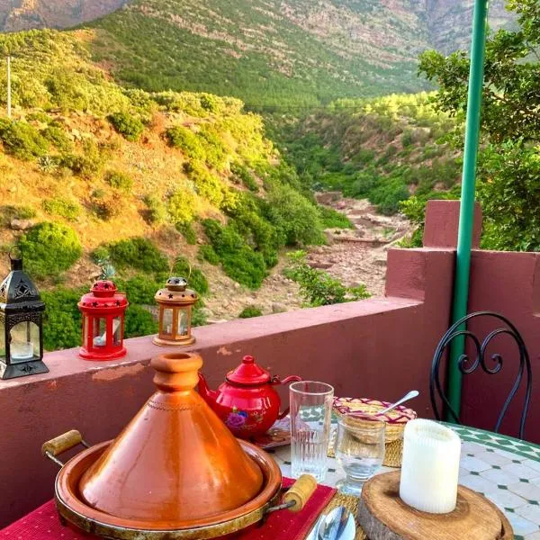 laurier Rose Hostel, hótel í Ourika
