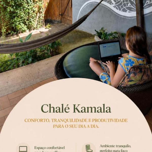 Chalé Kamala com quintal - Perfeito para Nômades Digitais - Foto 3